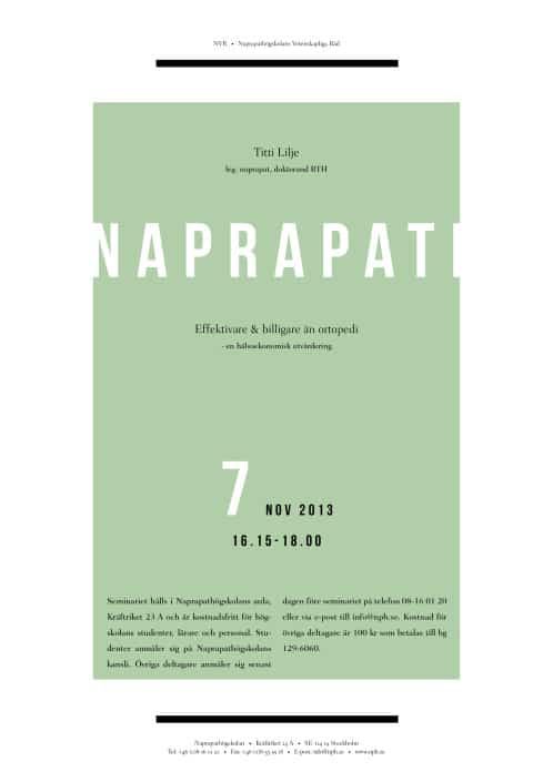 Poster Naprapati