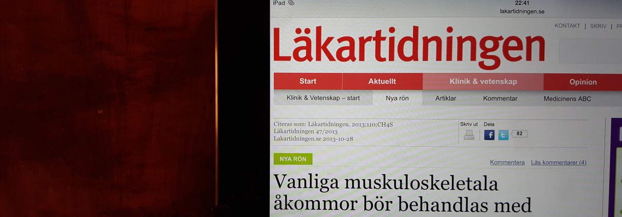 Lakartidningen.se om naprapati